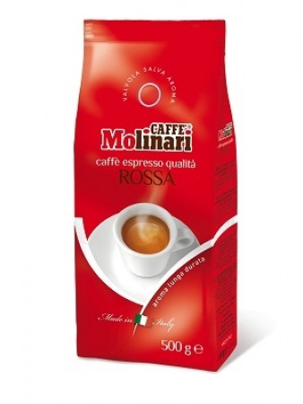 เมล็ดกาแฟ Molinari รอสโซ่  500g.