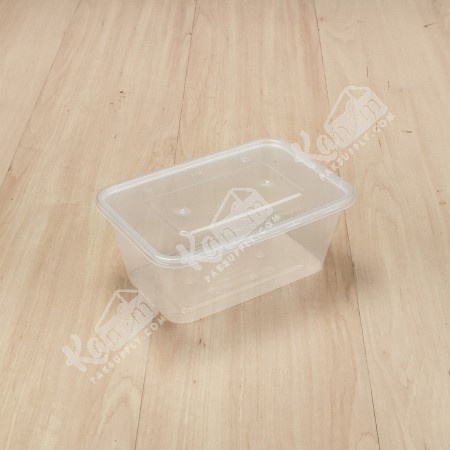 กล่องอาหาร PP ใส 940 ml + ฝา (EP)(25 PCS/PACK)