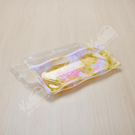 กล่องซูชิ HIPS WA5-1 “Sakura” พร้อมฝาใส (50ใบ/แพค)