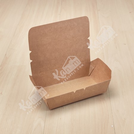 กล่องกระดาษคราฟท์ 600 ml (50 PCS/PACK)