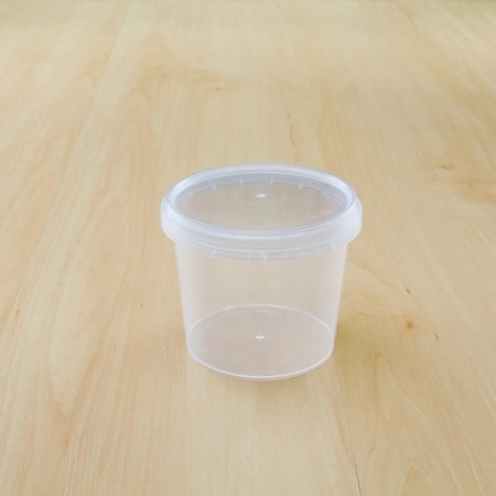 ถ้วยเซฟตี้ซีลกลม 265 ml + ฝา(25ชิ้น/แพค)