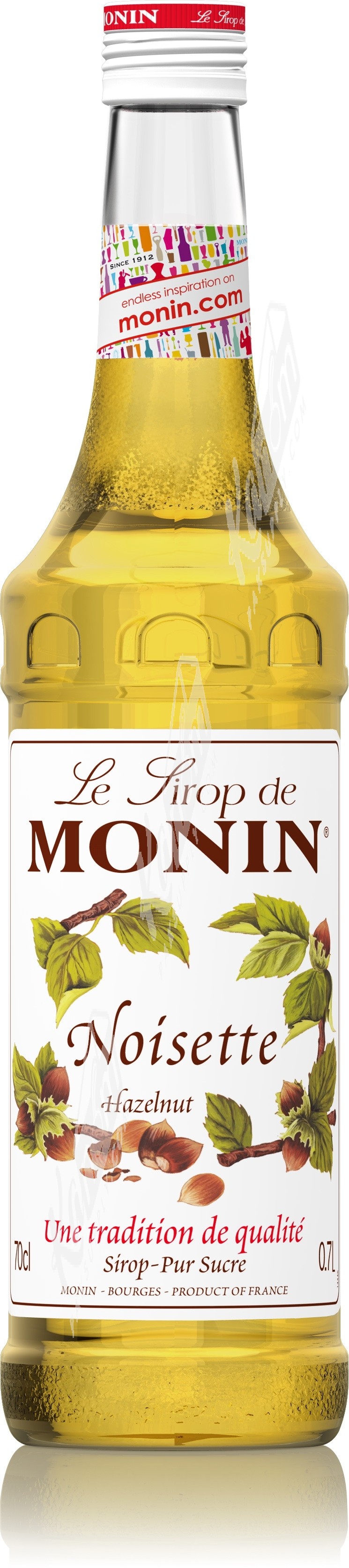 Monin ไซรัป กลิ่น Hazelnut Syrup (700 ml.) ไซรัป, ฟรุ๊ตมิกซ์, ผงปั่น