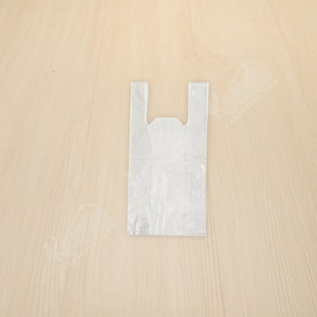 ถุงหิ้วใสผ่านน้ำ LLDPE ขนาด6*14 นิ้ว