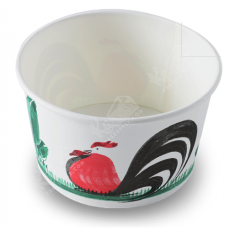 ถ้วยกระดาษเฟสท์260ml.(ลายไก่)(50ใบ/แพ็ค)