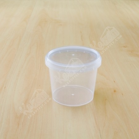 ถ้วยเซฟตี้ซีลกลม 265 ml + ฝา(25ชิ้น/แพค)