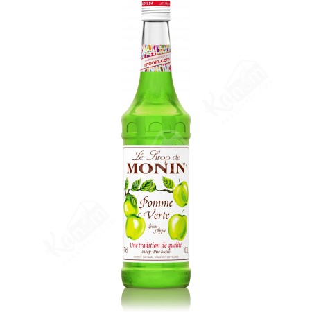 Monin ไซรัป   กลิ่น Green Apple Syrup (700 ml.)