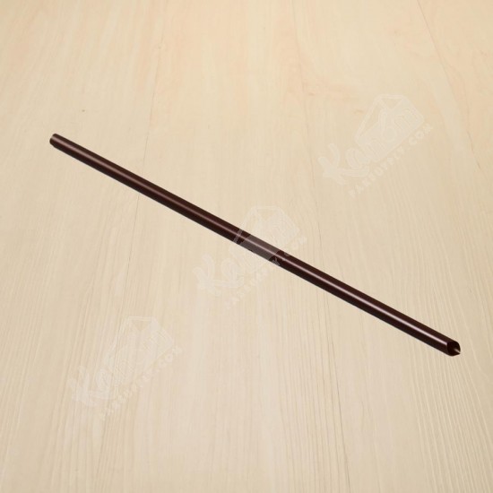 หลอดตรงปลายเเหลมสีน้ำตาล ห่อซองฟิล์ม  (ขนาด 6mm.)