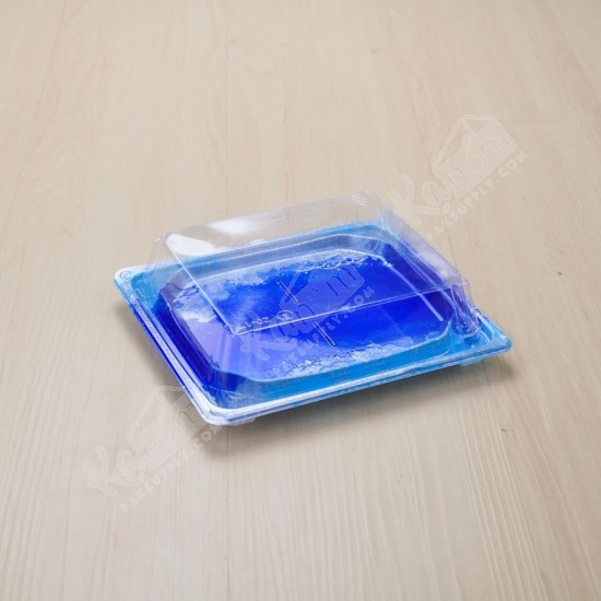 กล่องซูชิ PET 20-17 “ISLET” พร้อมฝาใส (50ใบ/แพค)