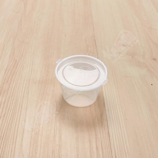 ถ้วยน้ำจิ้ม 3.4oz+ฝาPP (50ใบ/แพค)