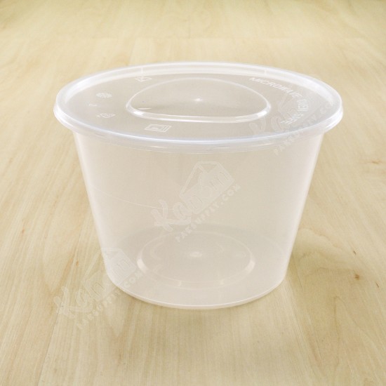 กล่องกลม PP 1750ml(50ชิ้น/แพค)
