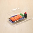 กล่องอาหารญี่ปุ่น PET 18-11 "Snow" + ฝา (50 ชิ้น/แพค)