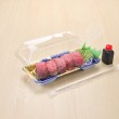 กล่องอาหารญี่ปุ่น PET 24-11 "Snow" + ฝา (50 ชิ้น/แพค)