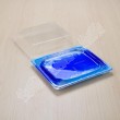 กล่องซูชิ PET 20-17 “ISLET” พร้อมฝาใส (50ใบ/แพค)