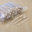 ช้อนไม้+ส้อมไม้+มีดไม้16cm. (1ห่อ50ชุด)