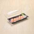 กล่องอาหารญี่ปุ่นHIPS ลาย Kamon+ฝาใส OPS#811 (50ชิ้น/แพค)