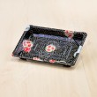 กล่องอาหารญี่ปุ่น HIPS ลาย Kamon + ฝาใส OPS#813 (50ชิ้น/แพค)