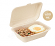 กล่องชานอ้อย  1ช่อง*7นิ้ว 600 ml. (50ใบ/แพ็ค)