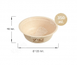 ชามชานอ้อย 350ml.(50ใบ/แพ็ค)