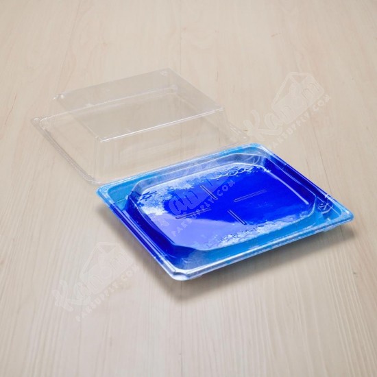 กล่องซูชิ PET 20-17 “ISLET” พร้อมฝาใส (50ใบ/แพค)