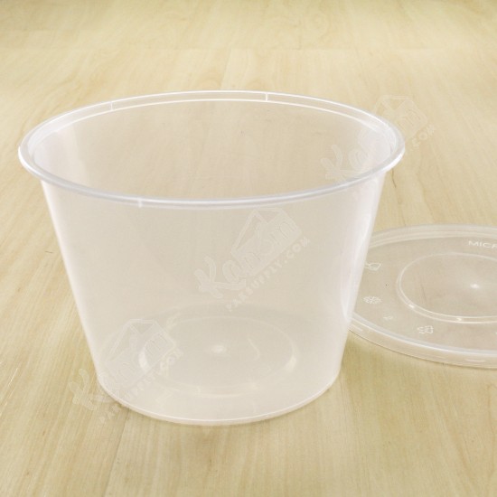 กล่องกลม PP 1750ml(50ชิ้น/แพค)