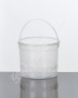 ถังโบว์กลม PPใส เซฟตี้ซีล+หูหิ้ว+ฝาปิดสีทอง (L) (1,500ml.)